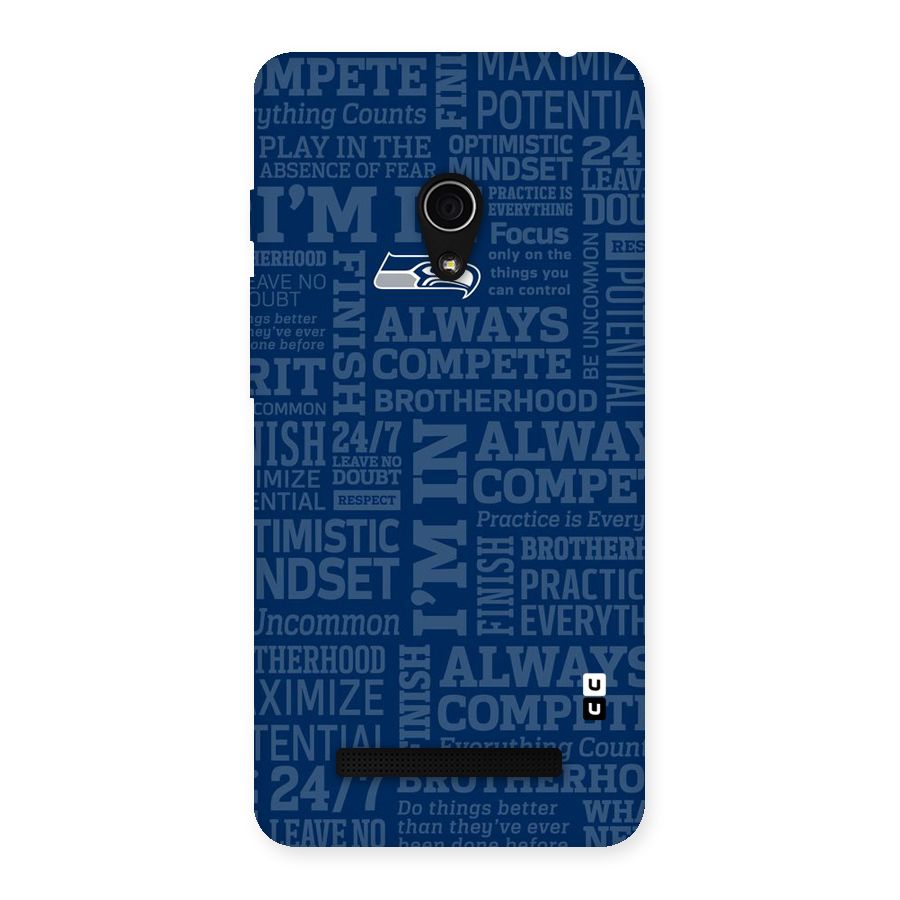 Optimistic Blue Back Case for Zenfone 5