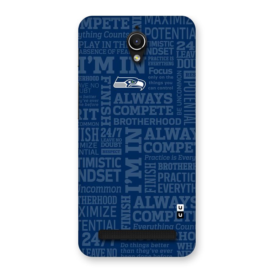 Optimistic Blue Back Case for Zenfone Go