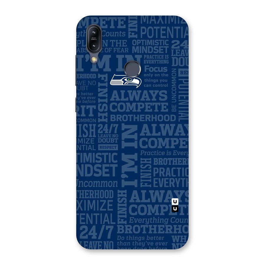 Optimistic Blue Back Case for Zenfone Max M2