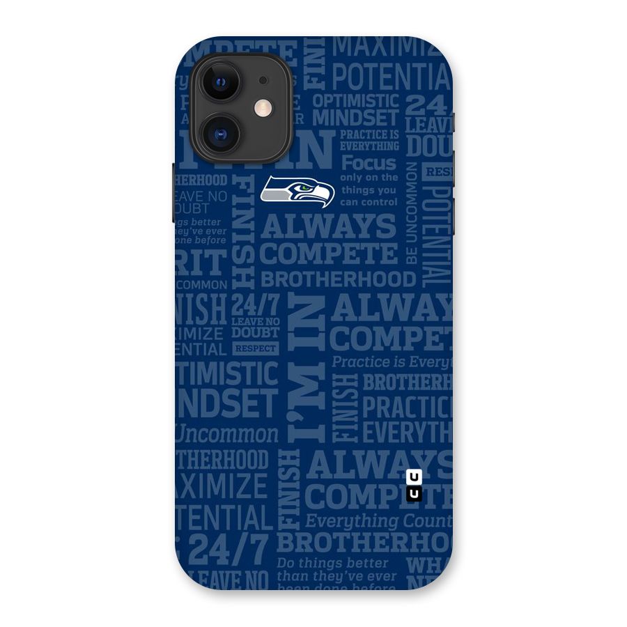 Optimistic Blue Back Case for iPhone 11