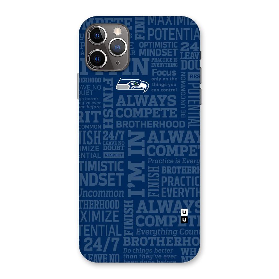 Optimistic Blue Back Case for iPhone 11 Pro Max