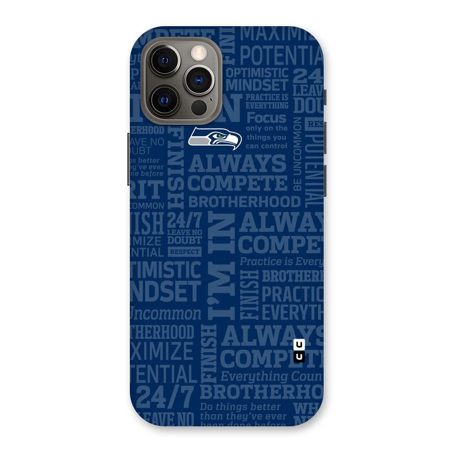 Optimistic Blue Back Case for iPhone 12 Pro