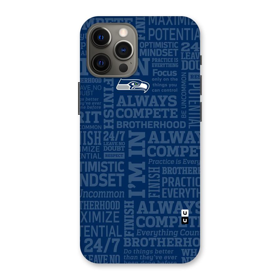 Optimistic Blue Back Case for iPhone 12 Pro Max