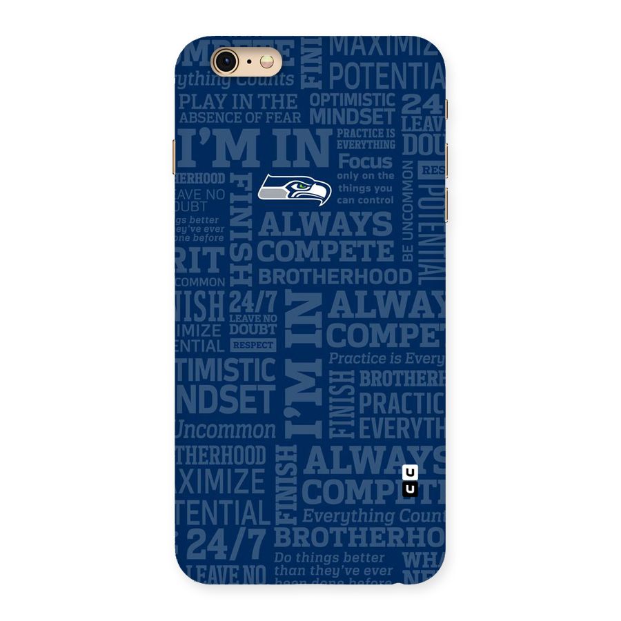 Optimistic Blue Back Case for iPhone 6 Plus 6S Plus