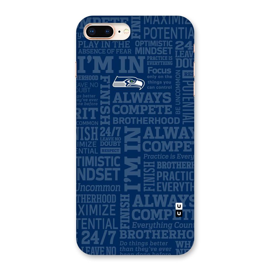 Optimistic Blue Back Case for iPhone 8 Plus