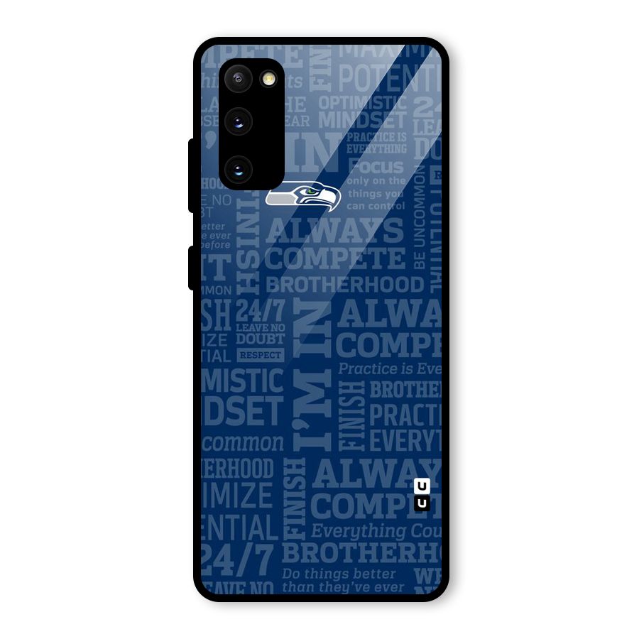 Optimistic Blue Glass Back Case for Galaxy S20 FE 5G