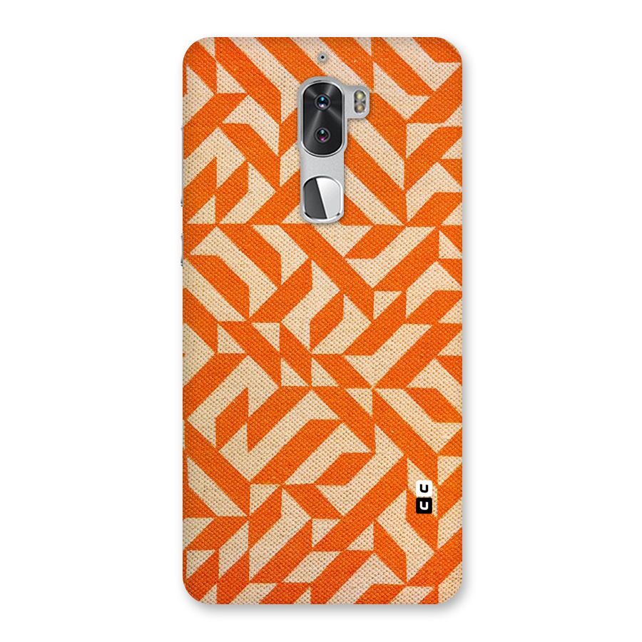 Orange Beige Pattern Back Case for Coolpad Cool 1