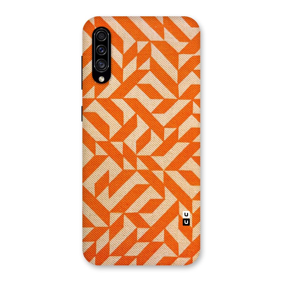 Orange Beige Pattern Back Case for Galaxy A30s