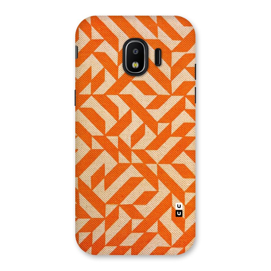 Orange Beige Pattern Back Case for Galaxy J2 Pro 2018