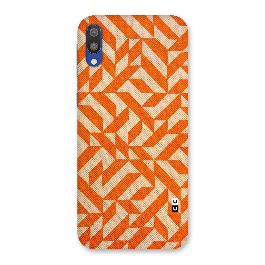 Orange Beige Pattern Back Case for Galaxy M10