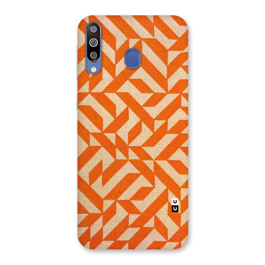 Orange Beige Pattern Back Case for Galaxy M30
