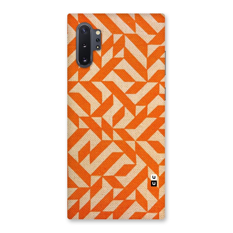 Orange Beige Pattern Back Case for Galaxy Note 10 Plus