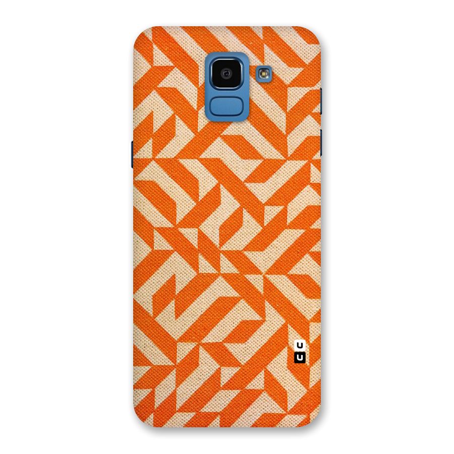 Orange Beige Pattern Back Case for Galaxy On6