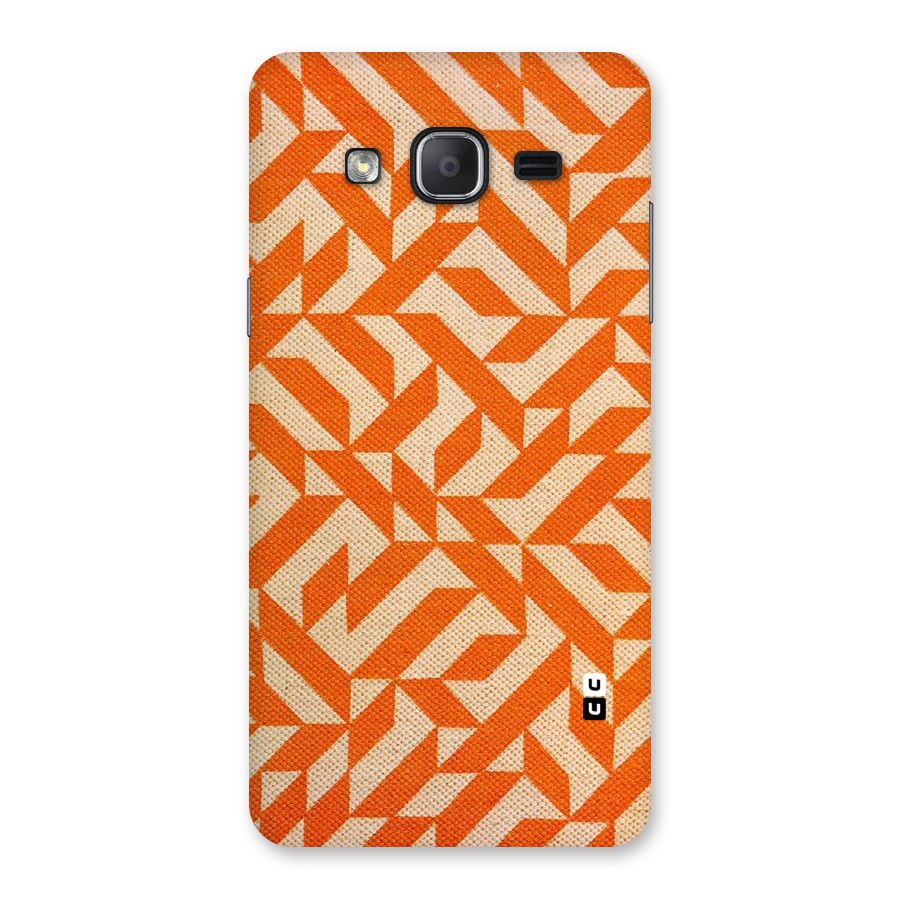 Orange Beige Pattern Back Case for Galaxy On7 2015
