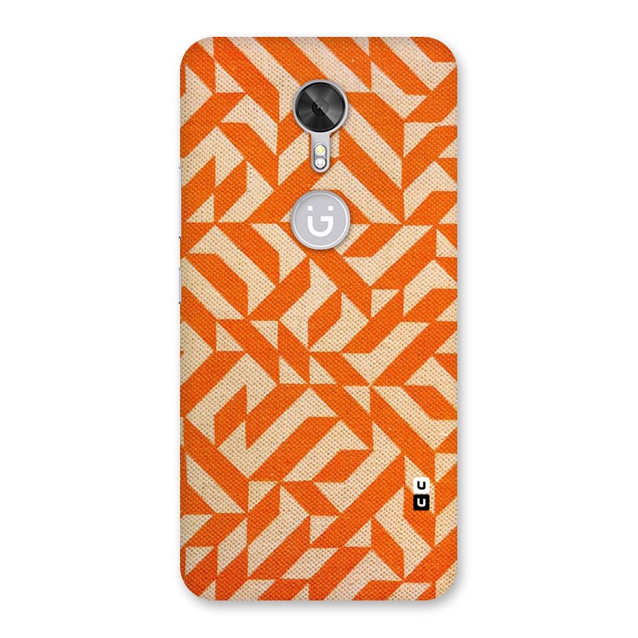 Orange Beige Pattern Back Case for Gionee A1