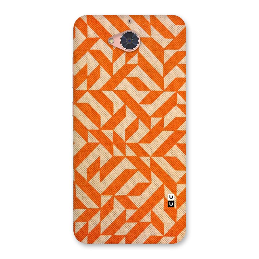 Orange Beige Pattern Back Case for Gionee S6 Pro