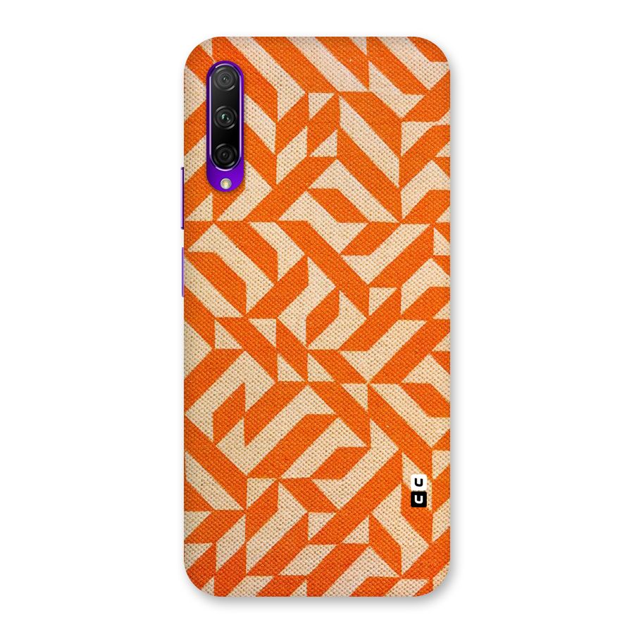 Orange Beige Pattern Back Case for Honor 9X Pro