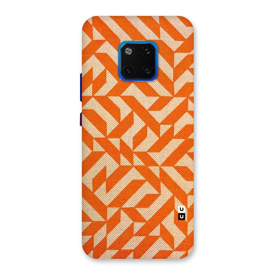 Orange Beige Pattern Back Case for Huawei Mate 20 Pro