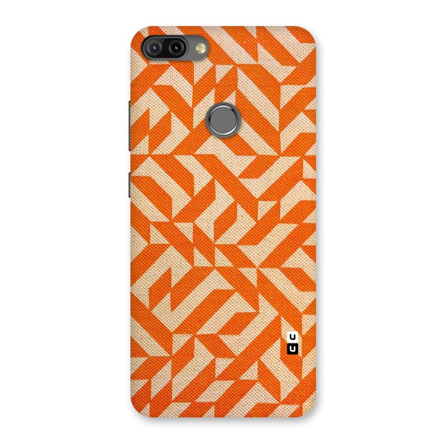 Orange Beige Pattern Back Case for Infinix Hot 6 Pro
