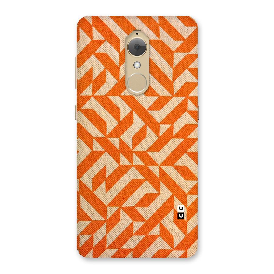 Orange Beige Pattern Back Case for Lenovo K8