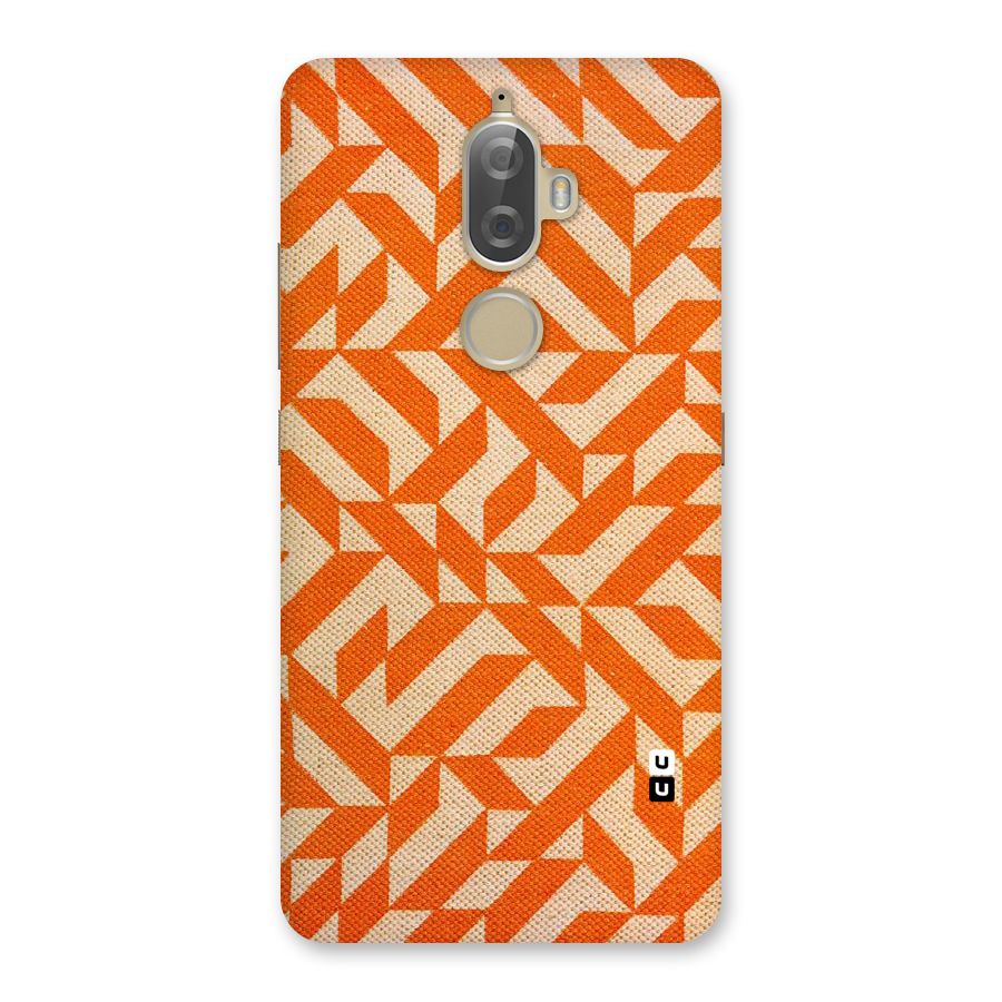 Orange Beige Pattern Back Case for Lenovo K8 Plus