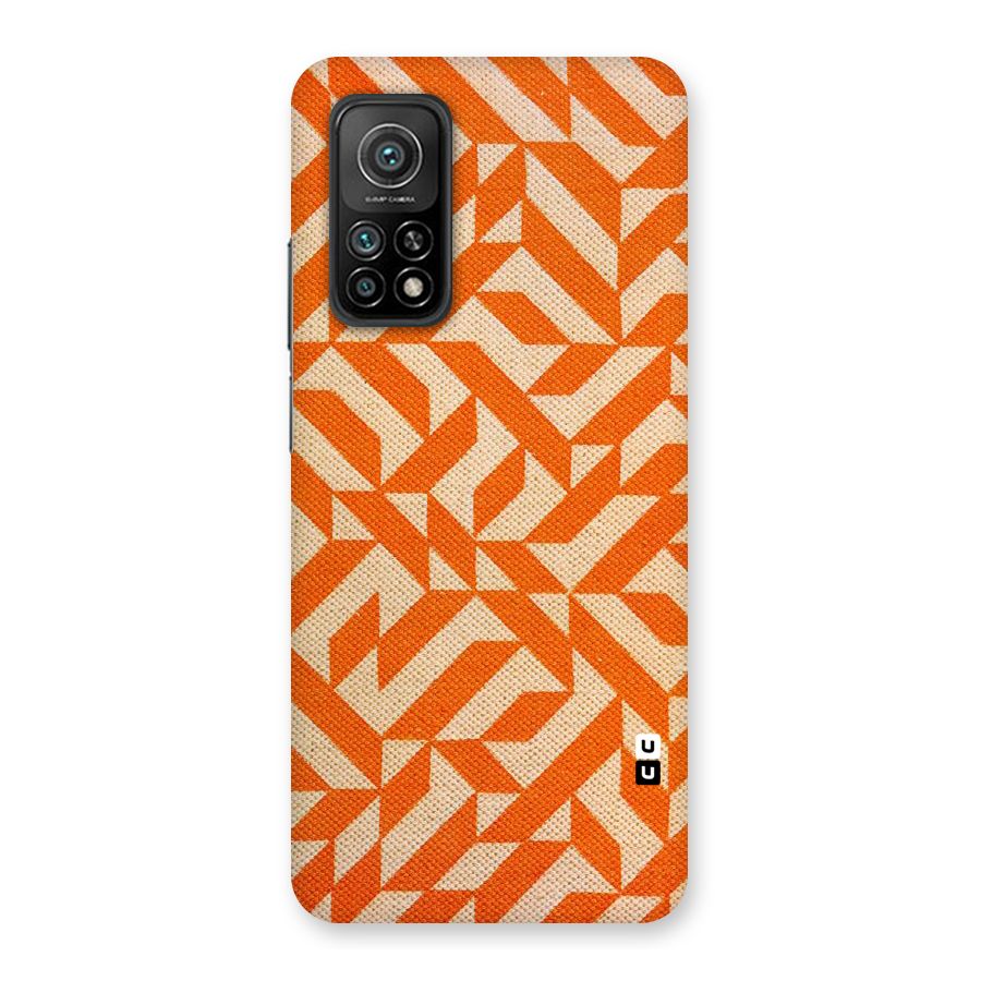 Orange Beige Pattern Back Case for Mi 10T 5G