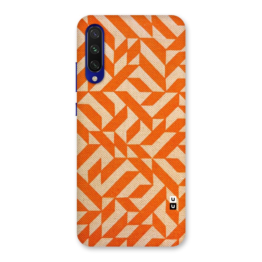 Orange Beige Pattern Back Case for Mi A3