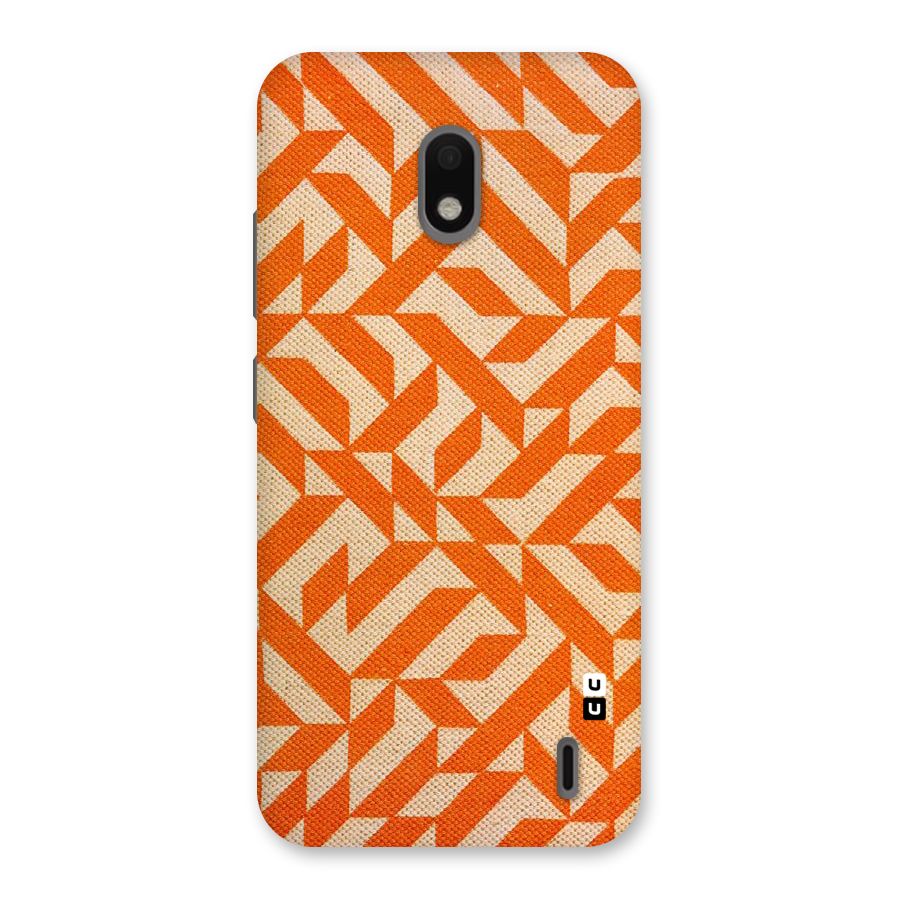 Orange Beige Pattern Back Case for Nokia 2.2
