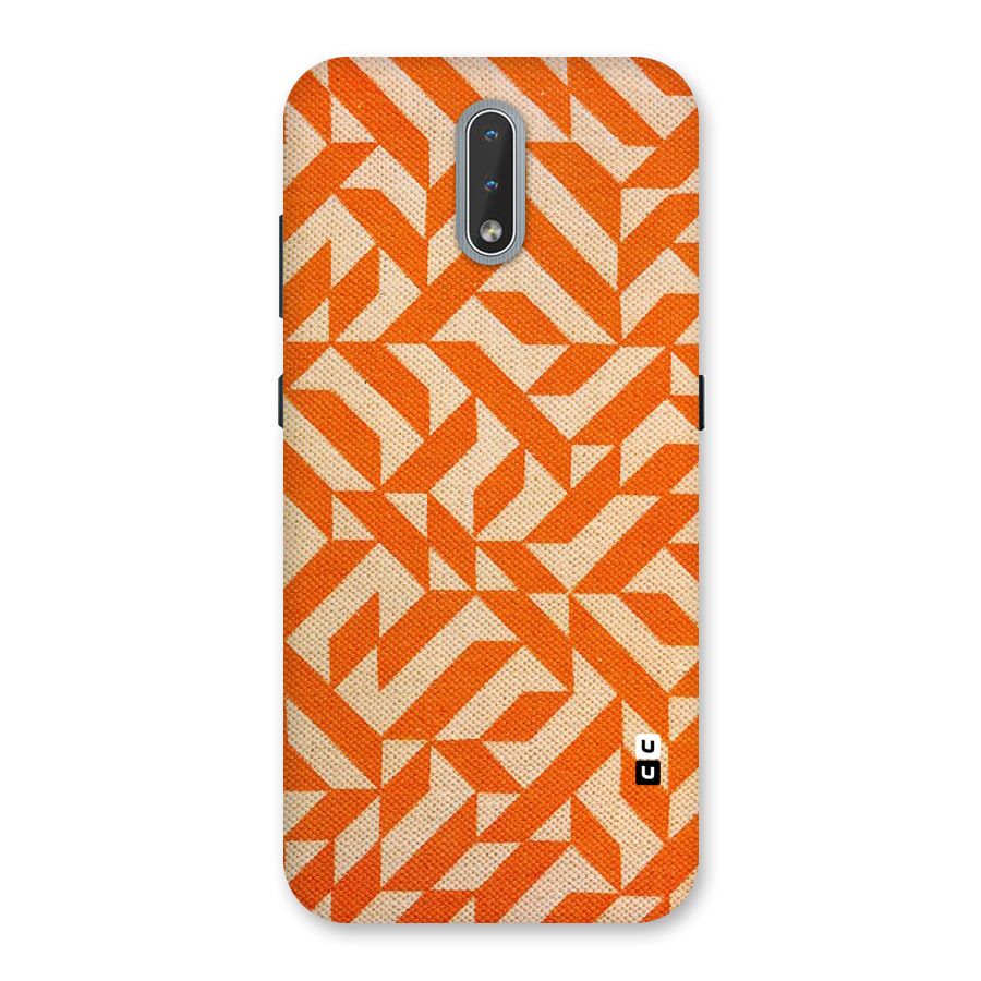 Orange Beige Pattern Back Case for Nokia 2.3