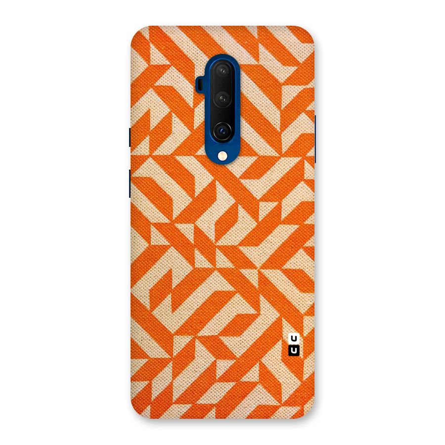 Orange Beige Pattern Back Case for OnePlus 7T Pro