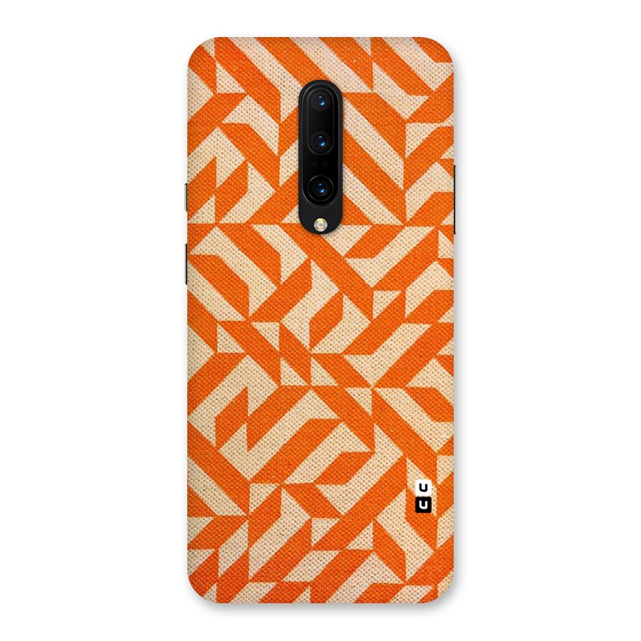Orange Beige Pattern Back Case for OnePlus 7 Pro