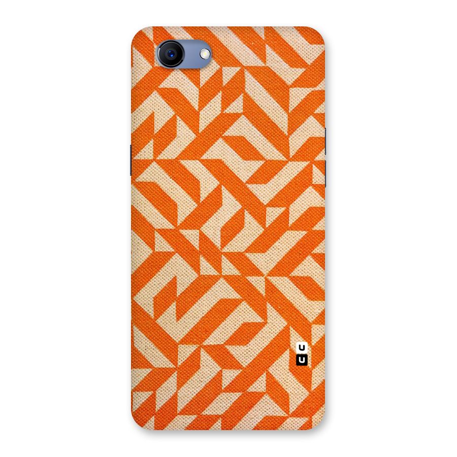 Orange Beige Pattern Back Case for Oppo Realme 1