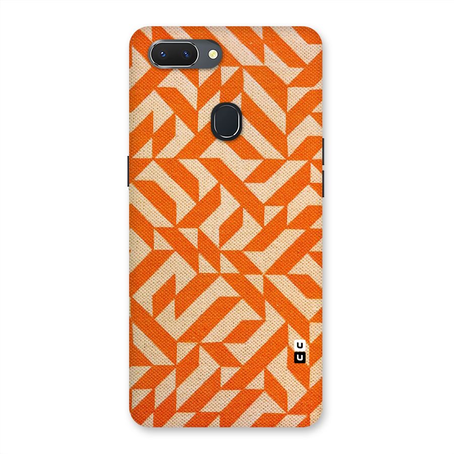 Orange Beige Pattern Back Case for Oppo Realme 2