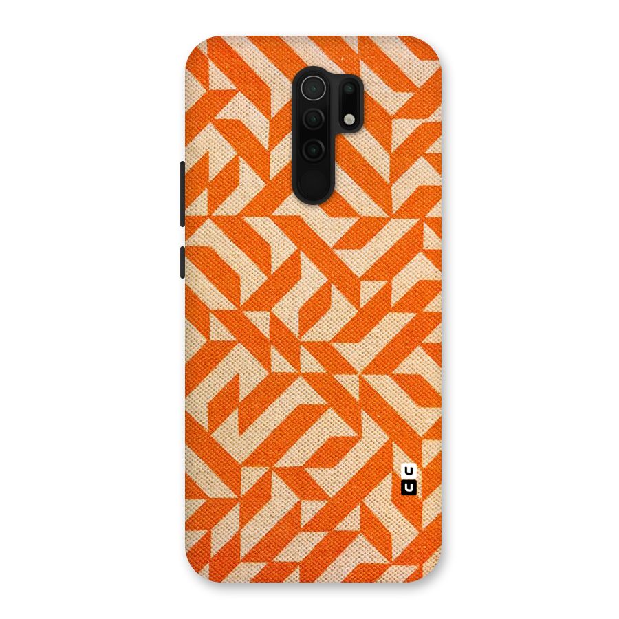 Orange Beige Pattern Back Case for Poco M2