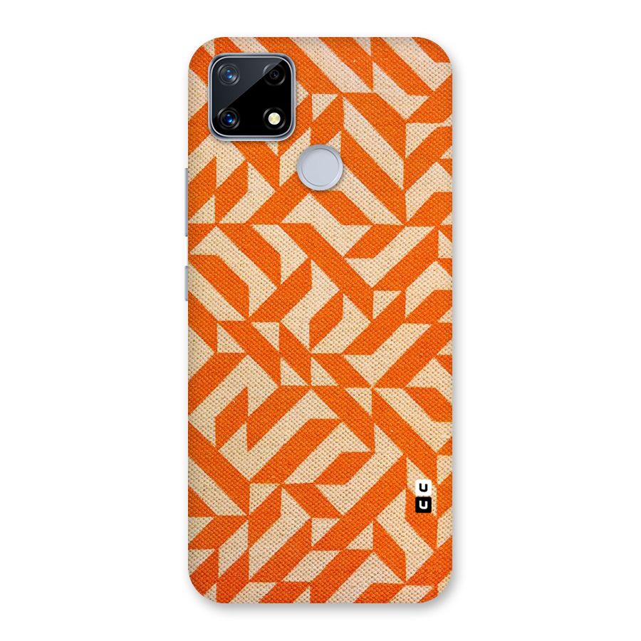 Orange Beige Pattern Back Case for Realme Narzo 20