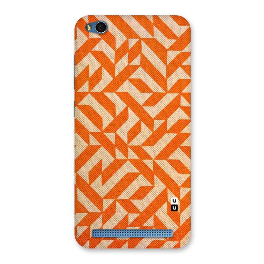 Orange Beige Pattern Back Case for Redmi 5A