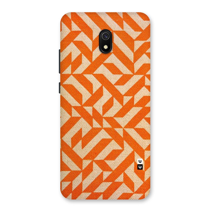 Orange Beige Pattern Back Case for Redmi 8A