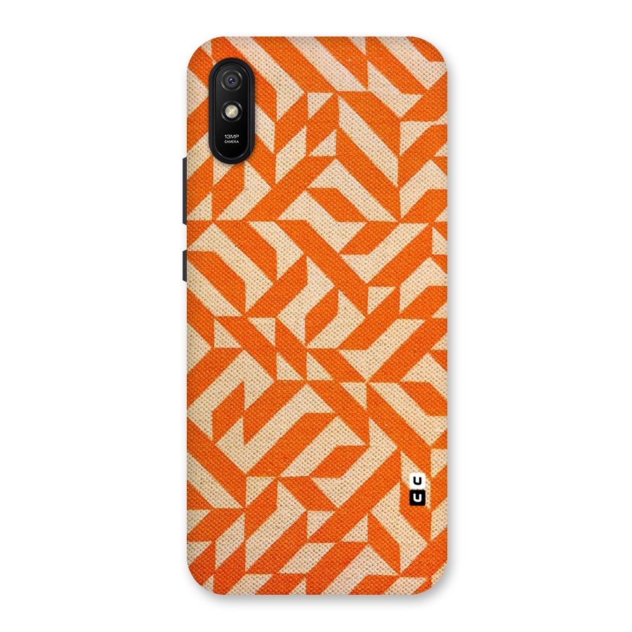 Orange Beige Pattern Back Case for Redmi 9A