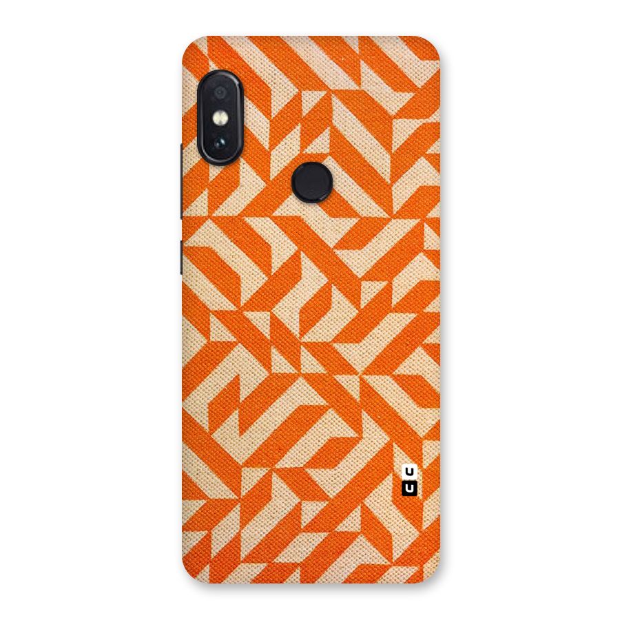 Orange Beige Pattern Back Case for Redmi Note 5 Pro
