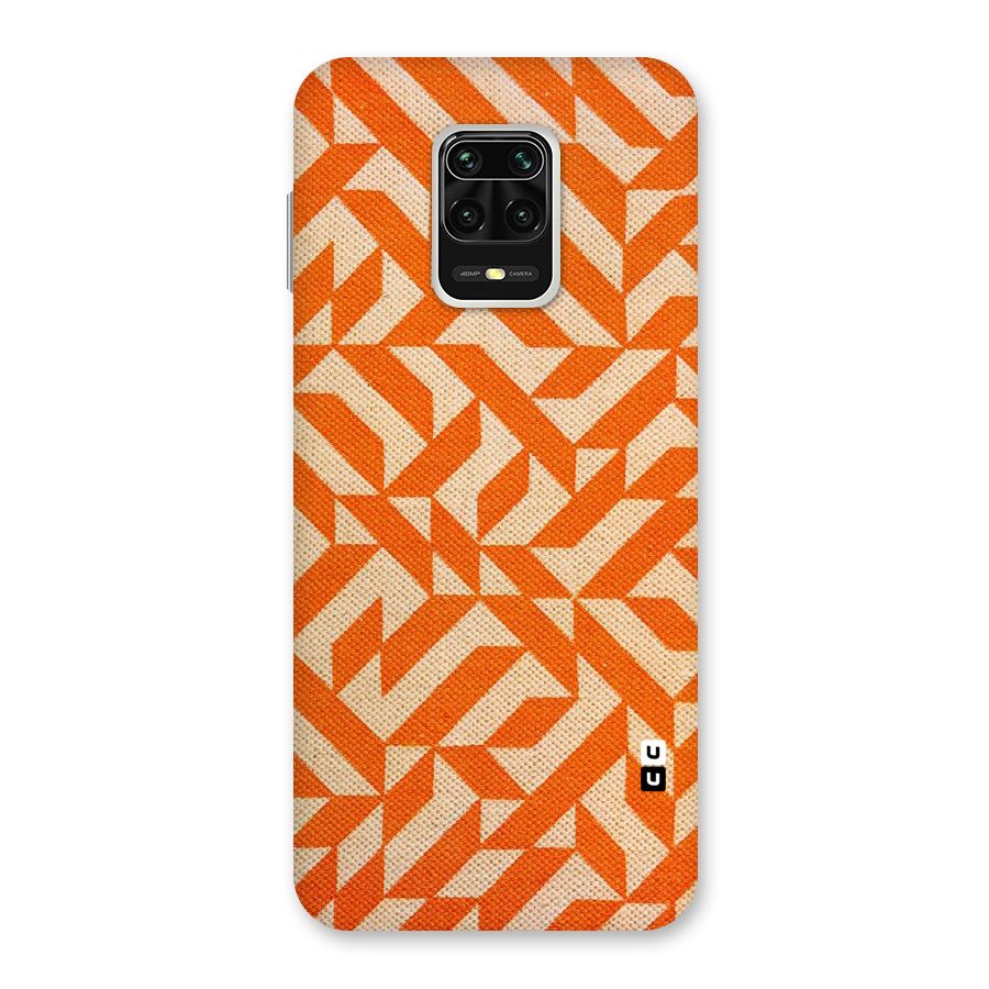 Orange Beige Pattern Back Case for Redmi Note 9 Pro