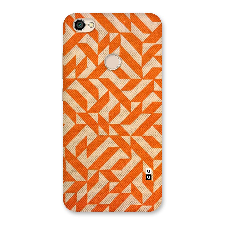Orange Beige Pattern Back Case for Redmi Y1 2017