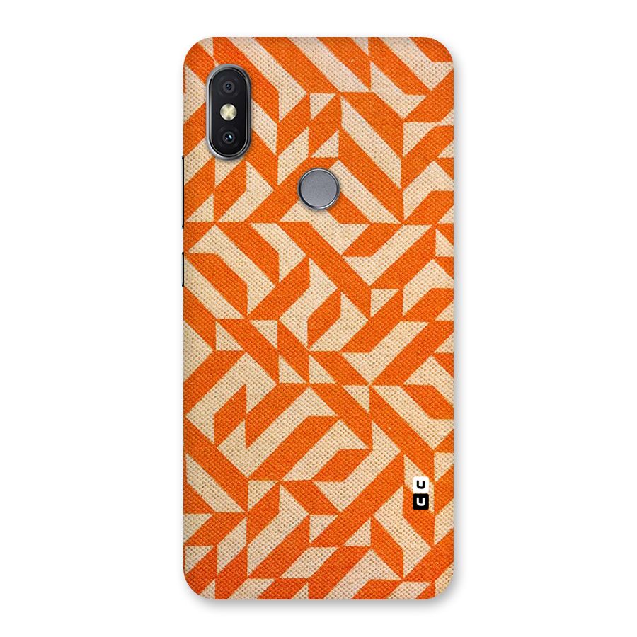 Orange Beige Pattern Back Case for Redmi Y2