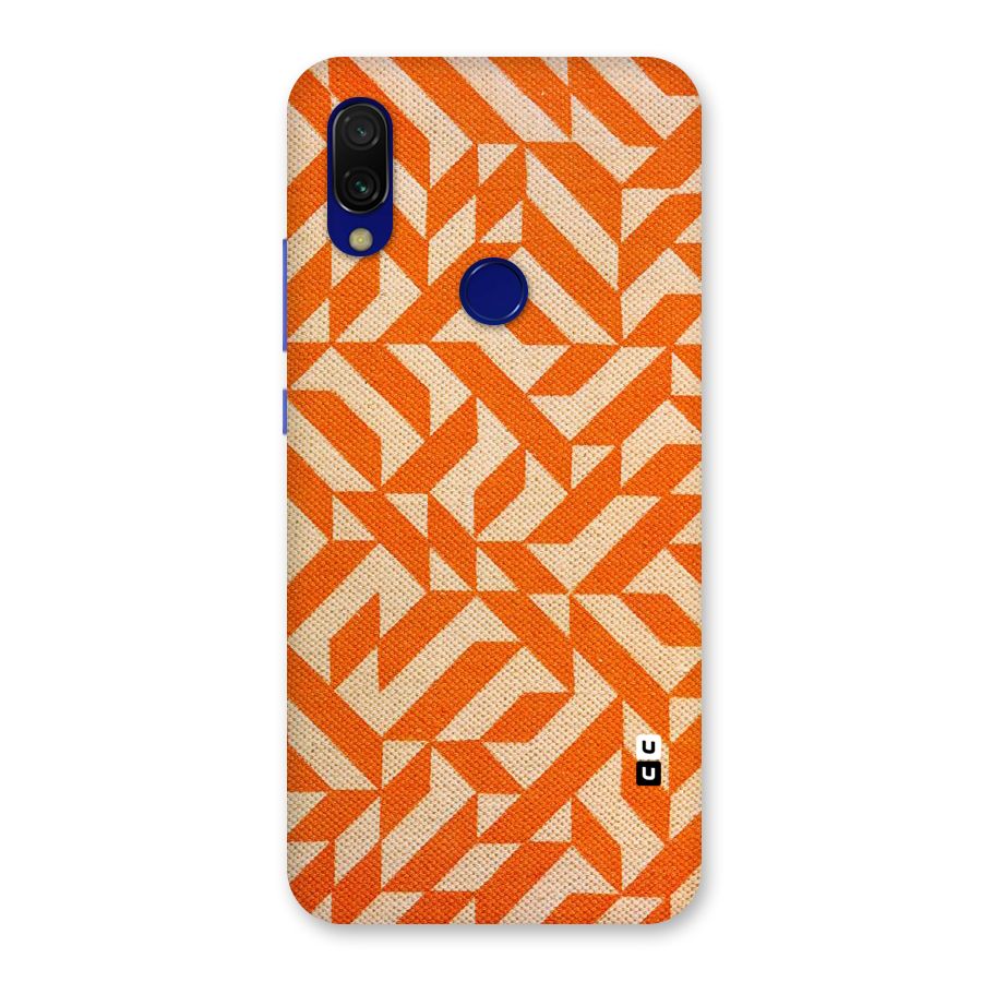 Orange Beige Pattern Back Case for Redmi Y3