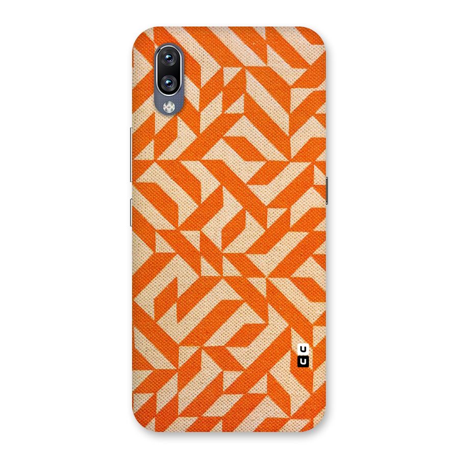 Orange Beige Pattern Back Case for Vivo NEX