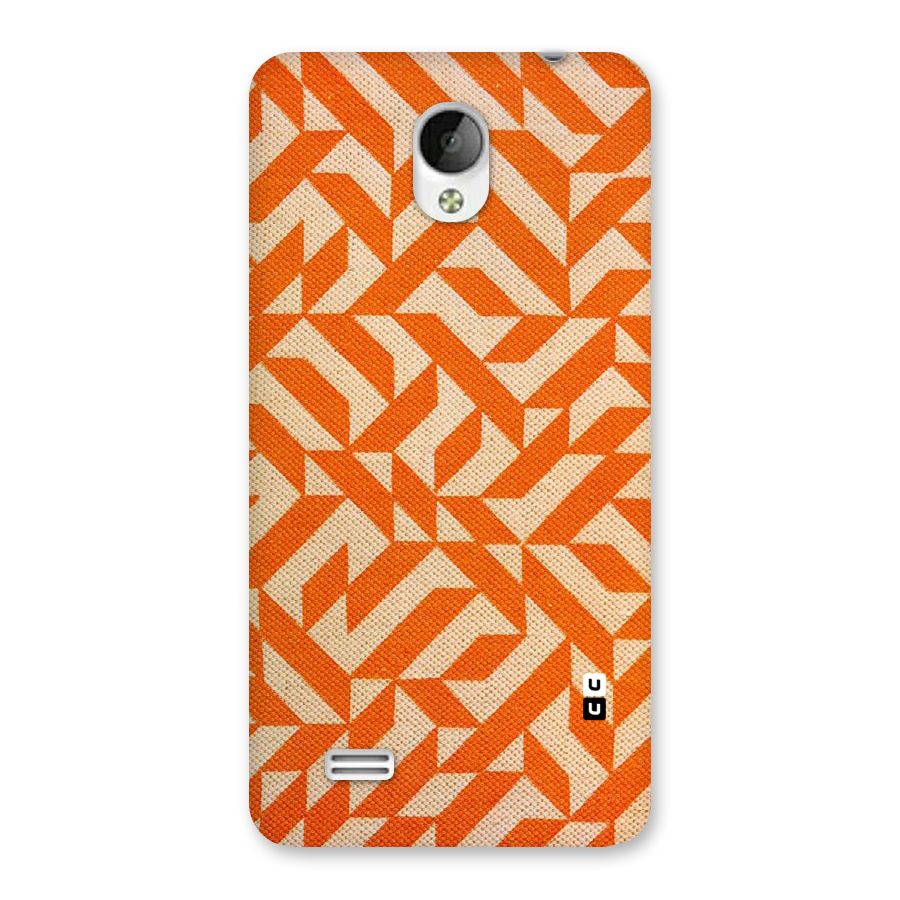 Orange Beige Pattern Back Case for Vivo Y21