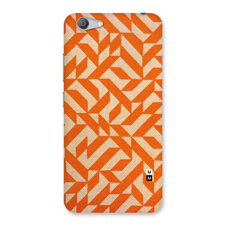 Orange Beige Pattern Back Case for Vivo Y53