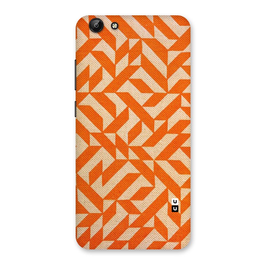 Orange Beige Pattern Back Case for Vivo Y69