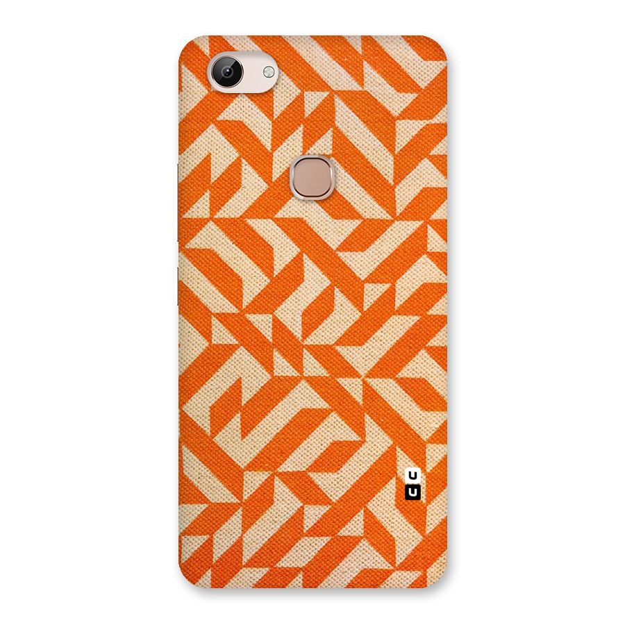Orange Beige Pattern Back Case for Vivo Y83