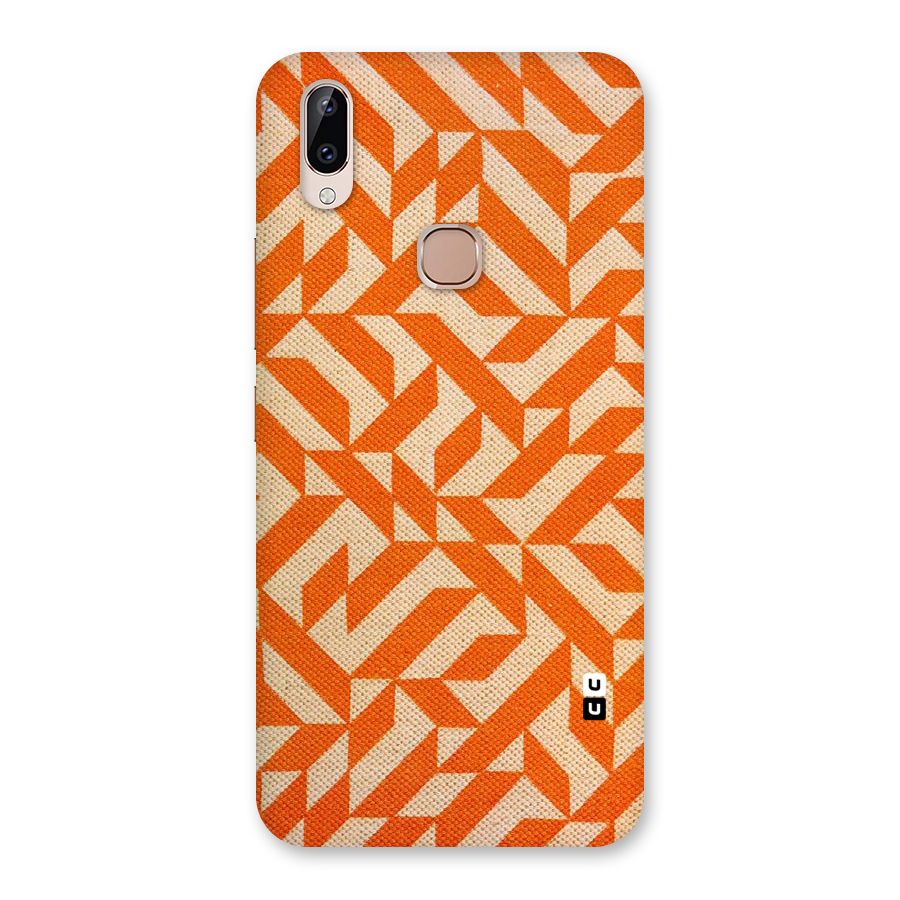 Orange Beige Pattern Back Case for Vivo Y83 Pro