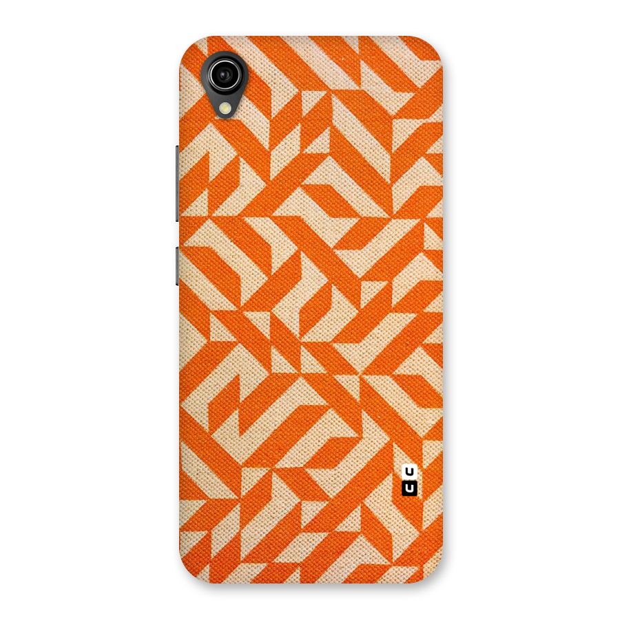 Orange Beige Pattern Back Case for Vivo Y90